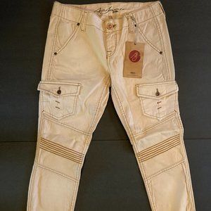 Cargo Pants Beautiful NEW Ami James Cargo Pants Jeans Distressed Jeans Women 27